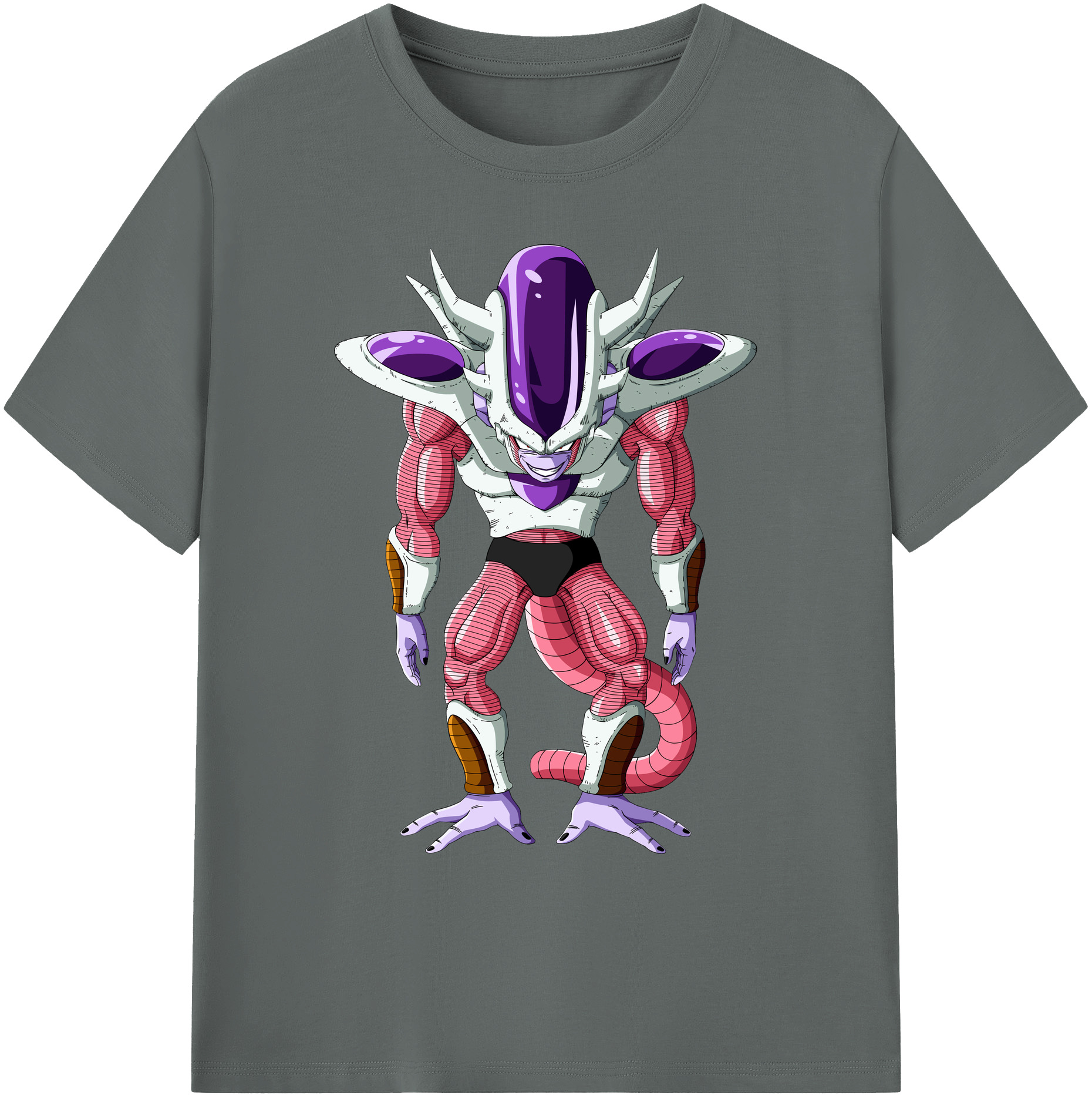 （画像用） ドラゴンボール フリーザ DRAGON BALL Frieza 綿100％ メンズ半袖Tシャツ｜肌触りやわらか＆通気性